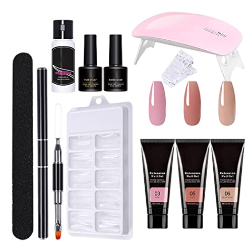Saint-Acior Kit Uñas de Gel Marca Houolsator