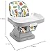 Fisher-Price Baby to Toddler High Chair SpaceSaver Simple Clean Portable Dining Seat & Booster with Washable Deep Tray & Liner, Pearfection
