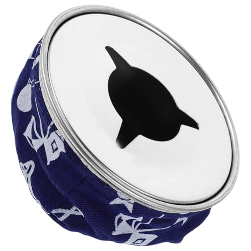 LOORGVEL Cenicero Portátil para Barco y Yate Acero Inoxidable Resistente al Viento Tamaño Pequeño 105 CM Color Azul Accesorio Náutico Adecuado para en Exteriores y Viajes
