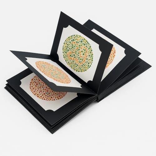 Image of Ishihara Eye Test Chart Book for Color Defieciency & Blindness with 38 Plates MULTICOLOR.. (Premium Quality)