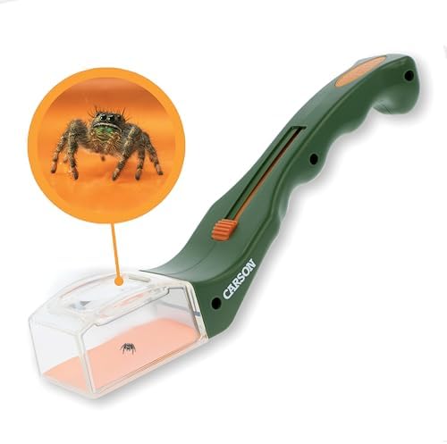 Carson BugView Quick-Release Bug Catching Tool and Magnifier for Children and Adults