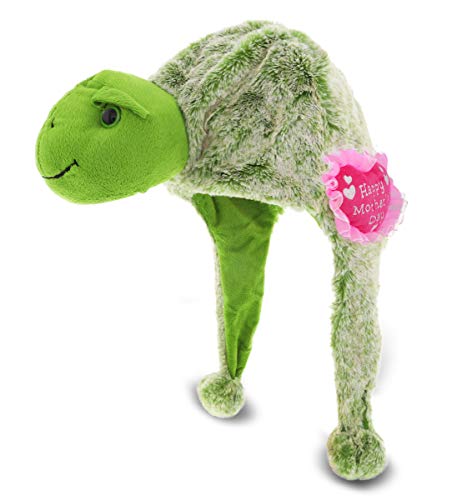 DolliBu Happy Mother's Day Super Soft Sea Turtle Plush Hat - Cute Stuffed Animal with Pink Heart Message for Best Mommy, Grandma, Wife, Daughter - Cute Sea Life Plush Toy Gift - 17 DolliBu Happy Mother's Day Super Soft Sea Turtle Plush Hat - Cute Stuffed Animal with Pink Heart Message for Best Mommy, Grandma, Wife, Daughter - Cute Sea Life Plush Toy Gift - 17