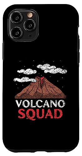 Volcano Squad 火山火山 地質学 溶岩 火山 スマホケース iPhone 11 Pro 用