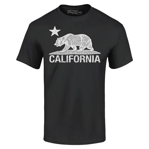 T-shirt California Shirts vintage blanc pour homme et femme taille S