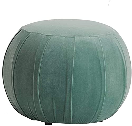 Tabouret de Pied Vert en Bois Massif Stable et Confortable