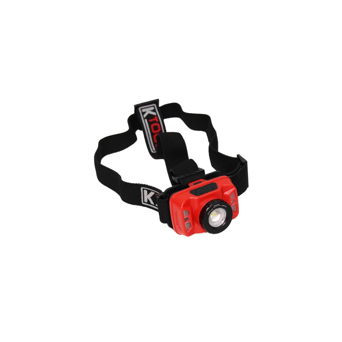 K Tool International 73365 LED Headlamp Work Light for Garages, Repair Shops, and DIY, Rechargeable, 260 Lumens, 180 Degree Rotation, IP65 Water Resistance, Magnetic Base, 2 Modes, 1800 MAH Battery