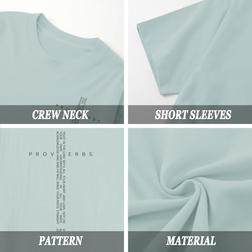 Image of Christian Shirts for Men Vintage Religious Cross Bible Verse T-Shirt Jesus Faith Tshirt Inspirational Graphic Tees