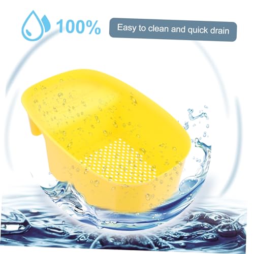 Colador para fregadero de cocina SHOWERORO plástico amarillo miniatura 6