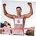 Milisten 10pcs Sports Number Plate Bibs for Running Race Bibs Buckles for Competitors High Visibility for Long Distance Events