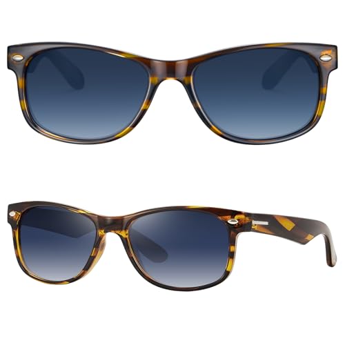 CARFIA Square Womens Sunglasses Men Polarized,Classic Retro Vintage TR90 Frame UV Protection Outdoor Driving Sun Glasses