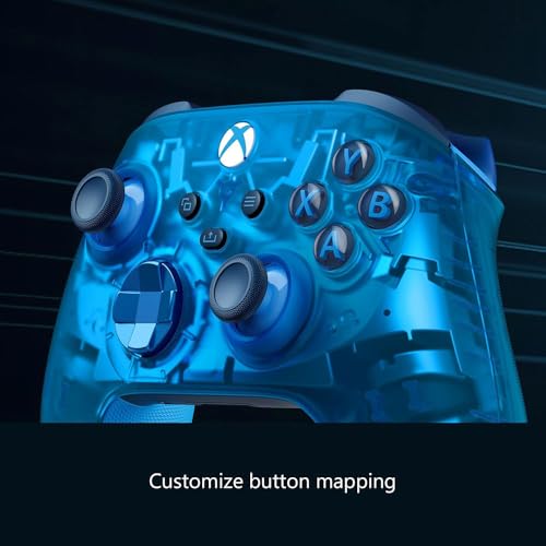 Image of Microsoft QAU-00150 Wireless Dual Controller Bundle (Sky Cipher Special Edition) for Xbox Series X|S, Xbox One, Windows PC, Android and iOS