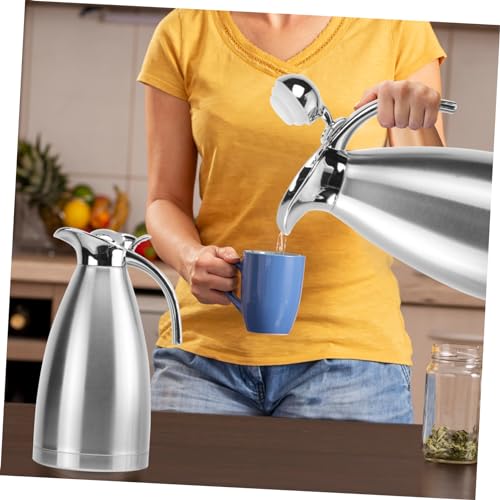 Botella térmica aislada al vacío para evitar que el café se enfríe 5