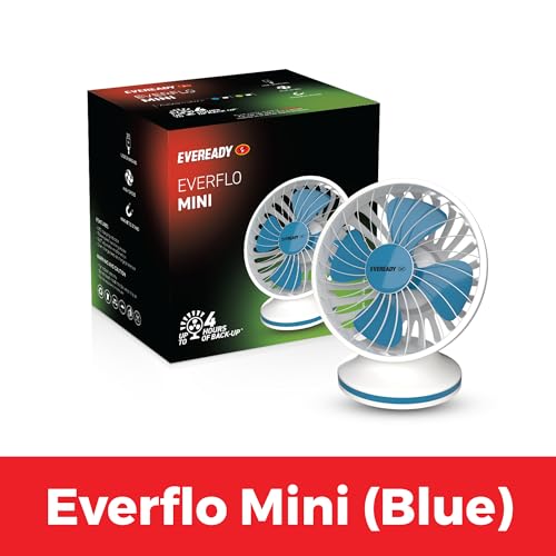 Image of Eveready FE01 Everflo mini Rechargeable Fan | Blue