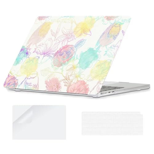 Carcasa MacBook Air 13.6 A2681 A3113 antiarañazos con cubreteclado de silicona
