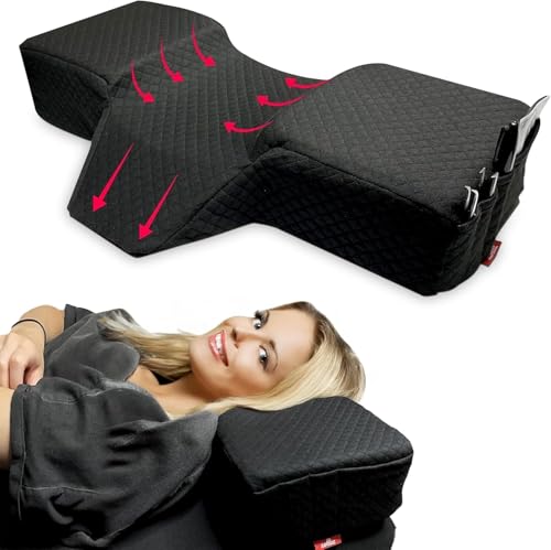 Lash Pillow for Eyelash Extensions - Curved Memory Foam Bed Pillo...