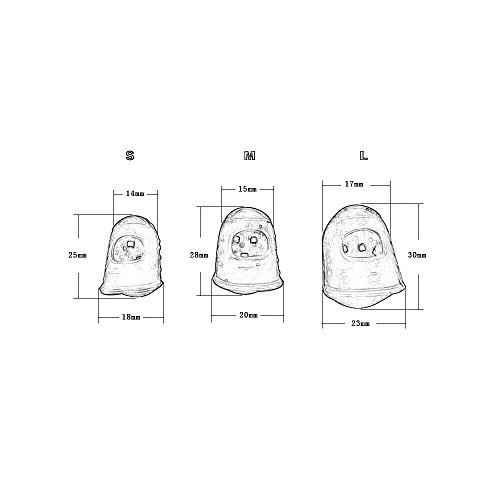 KKmoon 12pcs Protetores de ponta de dedo de guitarra de silicone Protetores de dedo de silicone para