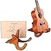 TIHOOD Wooden Ukelele Stand Holder Musical Instrument Stand Concert Portable Wood Stand for Small Guitar, Violin, Banjo