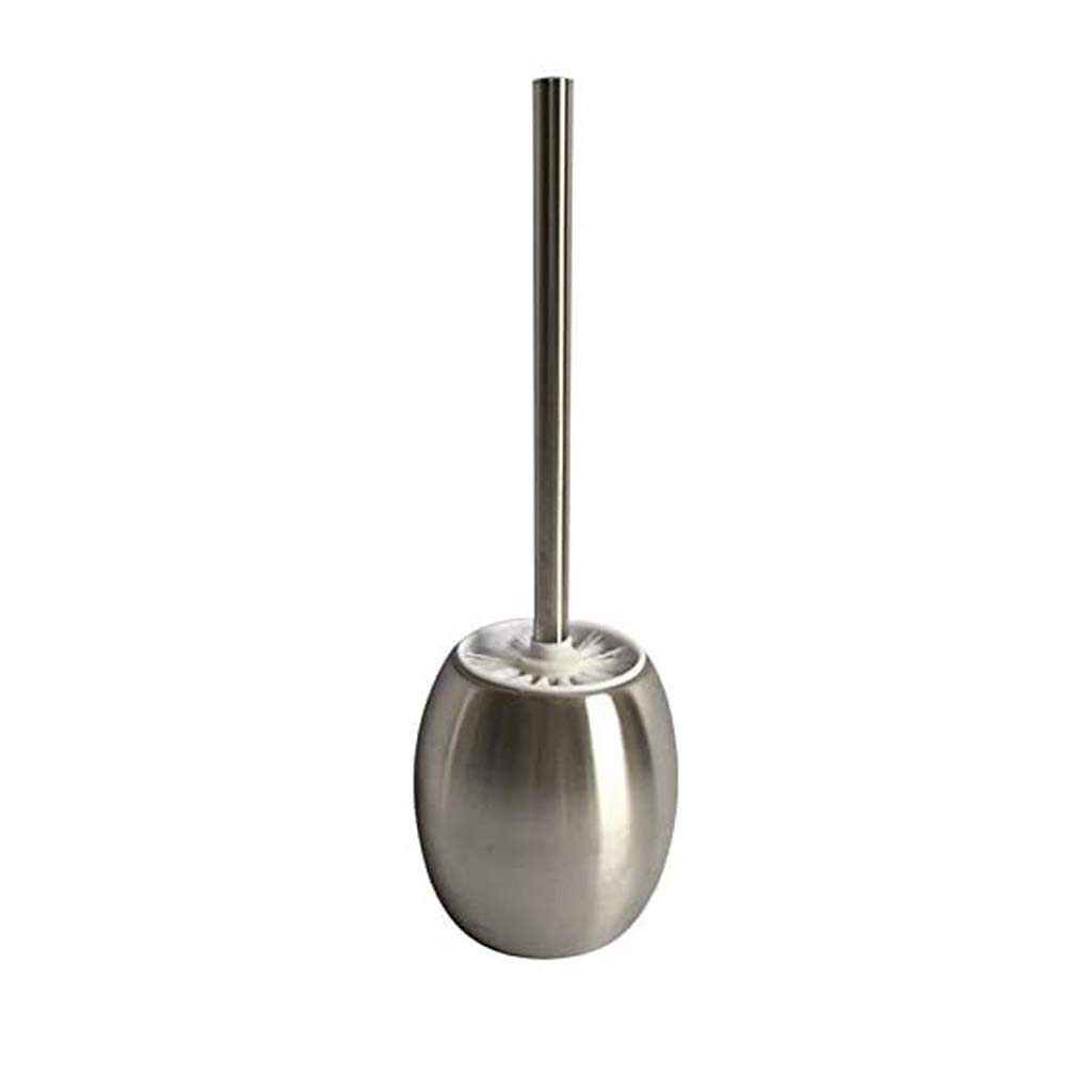 Brosse WC en acier inoxydable avec porte-brosse moderne pour salle de bains