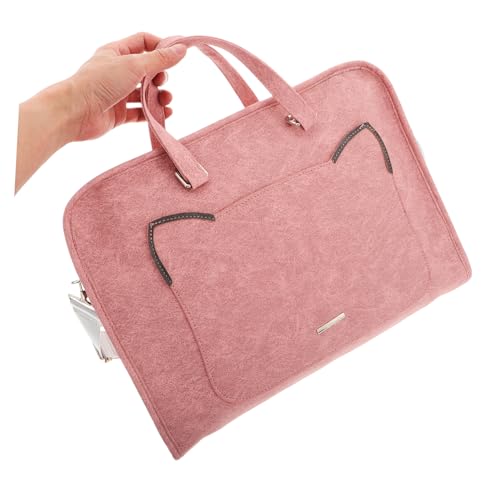 Bolso de hombro para portátil grande y elegante con compartimentos 6