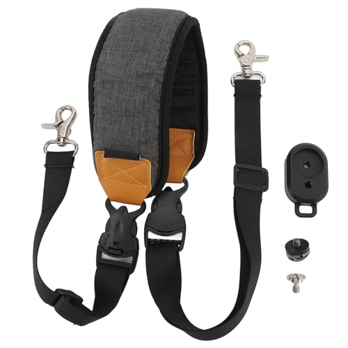 Image of Jiawu Stabilizer Shoulder Strap, CNC Aluminum Alloy Base Triangle Support Weight Reducing Shoulder Strap, Aluminum Alloy Camera with Adjustable Padded Comfort for RS 3 RS 4