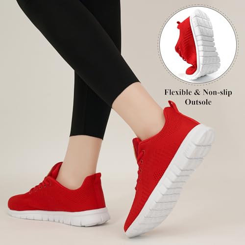 Image of Alicegana Sneakers for Women Walking Shoes: Lightweight Non Slip Comfortable Womens Shoes Footwear for Tennis Casual Work Travel