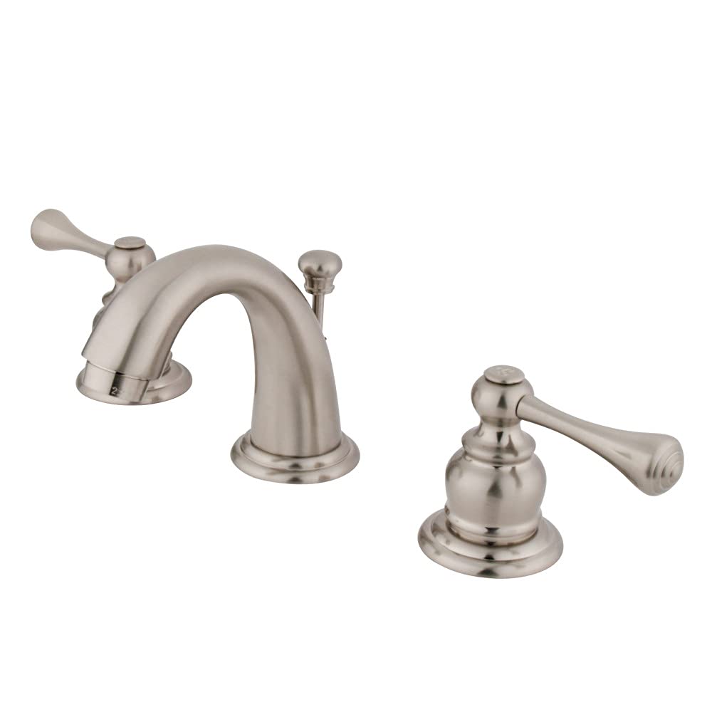 Mélangeur lavabo haut de gamme en laiton nickel brossé Kingston Brass