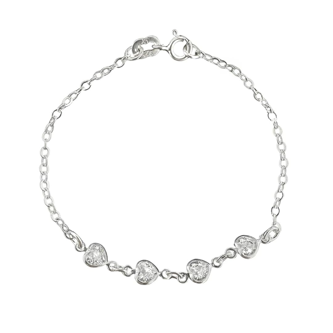 Pulseira Prata 925 Anne com Zircônia Corações Prata Legítima em promoção! Veja a oferta e mais achadinhos de Bijuterias 2 Hoje é o melhor dia para comprar Pulseira Prata 925 Anne com Zircônia Corações Prata Legítima com aquele preço maroto! Promoção! Aproveite a oferta! 2