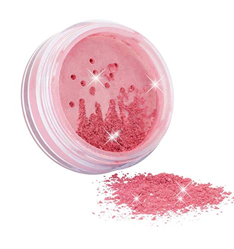 Image of Zuii Organic Certified Flora Diamond Sparkle Blush, Raspberry, 3 g