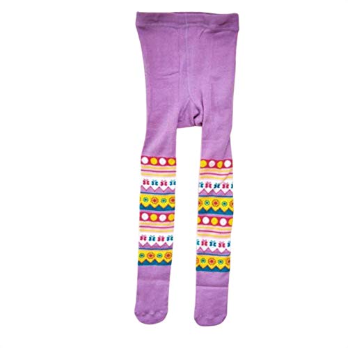 I&S 6 Pack Girl's Winter Tights Fashion Kids Stretch Comfortable Assorted Colors Prints Designs3