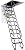 Alloy Attic Access Ladder Concertina Loft Ladder Indoor Alloy Attic Stairs Pull Down Attic Ladder Home Folding Telescopic Ladder Can Bear 880 Lbs