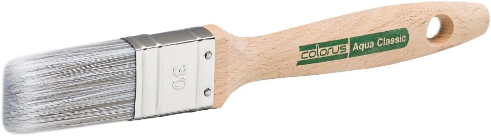 Professional Paint Brush Set 3 Pieces Paint Brush Set 30 mm 40 mm 50 mm Paint Brush Made of Artificial Bristles Flat Brush Set for Painting Work, Painting Supplies, Paint Tools