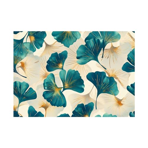 Impression sur toile feuille de ginkgo 80x120cm sans cadre pour salon