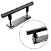 CCJH Tirador y tirador de puerta engastado en negro para puertas correderas...