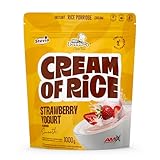 Mr. Popper’s® Cream of Rice 1000 g – Crema de arroz instantánea extrusionada, rica en carbohidratos y baja en grasa - Sabor Fresa-Yogurt