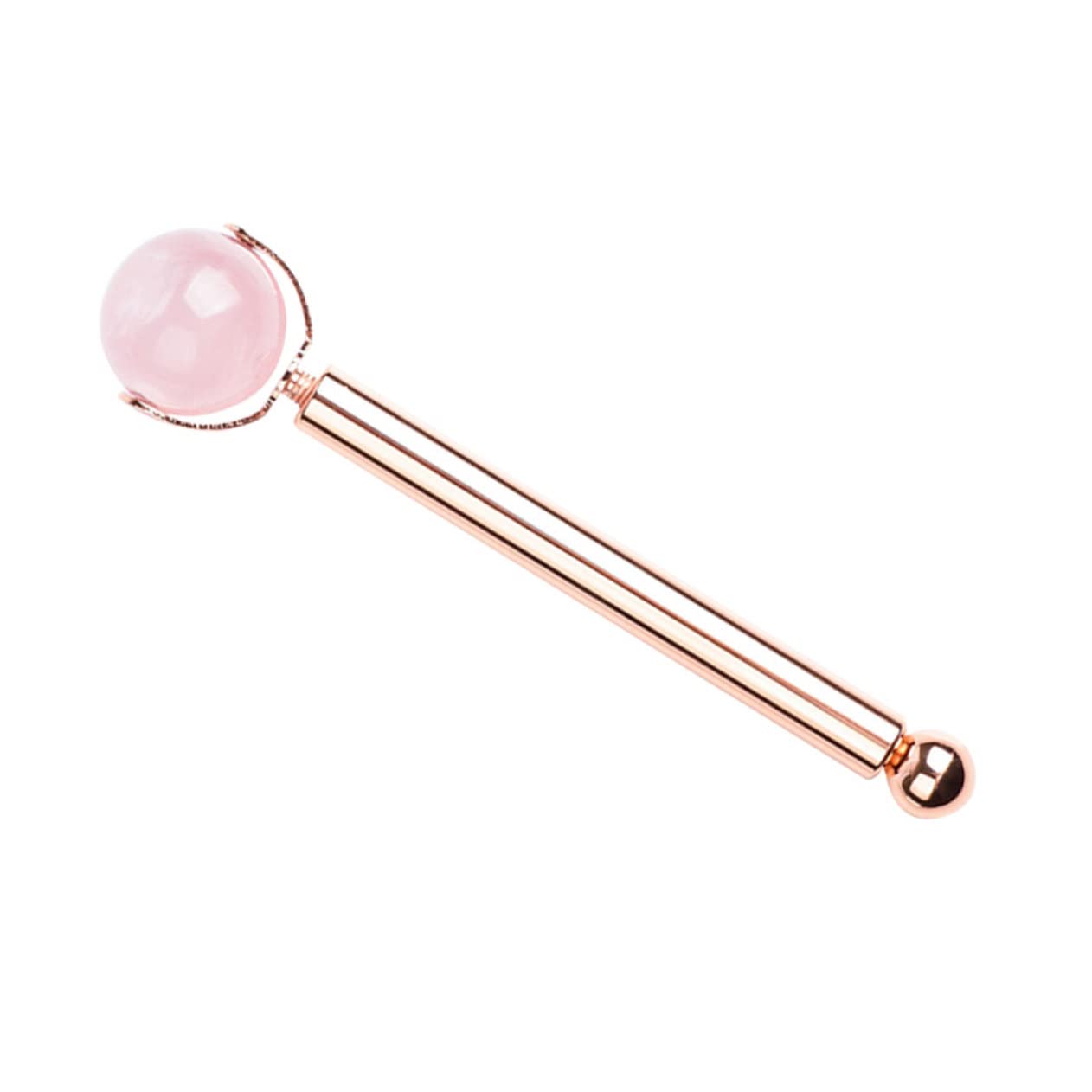 FRCOLOR 3pezzi Massaggiatore Faciale Naturale Per Sollievo Puffiness e Cura Della Strumento Di Allenamento Muscolare Per Viso Rosa