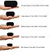 Beaute Galleria Hair Donut Bun Maker Ring Style Mesh Chignon Ballet Sock Bun (Medium, Black)