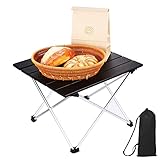 UNIDEAL Mesa de Camping, Pesca (Negro)