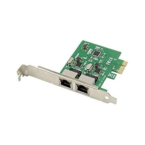 X-MEDIA XM-NA3820 PCI-E 2-Port Dual 10/100/1000Mbps Gigabit Ethernet PCI Express (PCIe x1) Server Network Card/Network Adapter, Realtek RTL8111F Chipset, Windows 11 & Linux Supported Cover