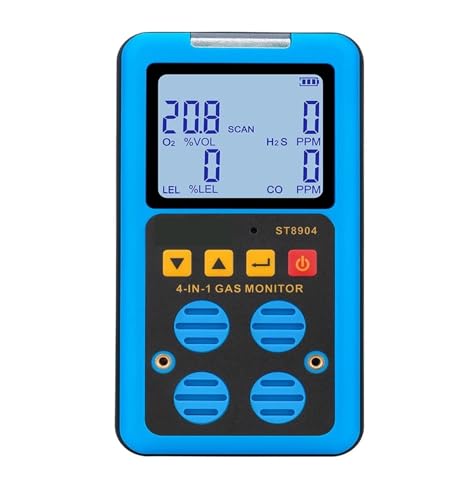 多機能ガス検知器 酸素 O2 硫化水素 H2S 一酸化炭素 CO 可燃性ガス LEL ガスメーター 高速応答、高感度