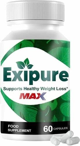 EXIPURE MAX Food Supplement, Supports Healthy Weight Loss - 1 Month Supply