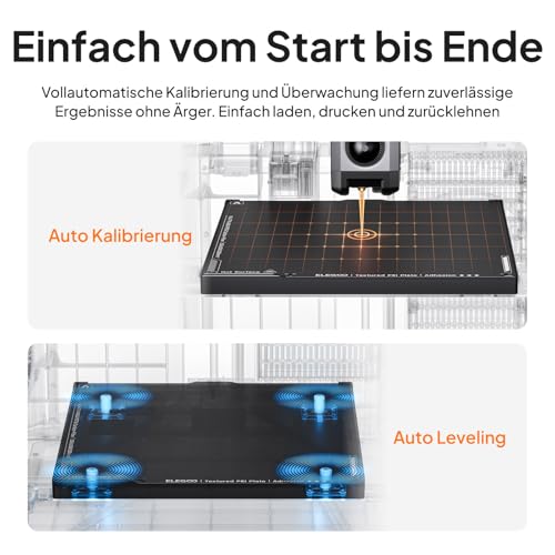 ELEGOO Centauri Carbon 2 Combo 3D Drucker Mehrfarbig, 500mm/s Hochgeschwindigkeits Mehrfarbendruck Mit Canvas, Automatische Nivellierung, 350°C Hochtemperaturdüse, 256x256x256mm Bauvolumen