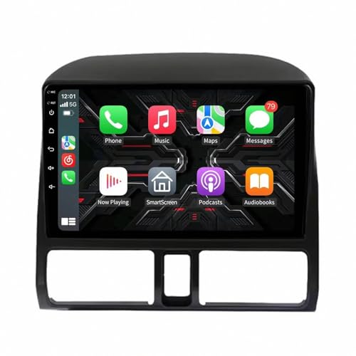 Radio de coche 2 DIN para Honda CR-V 2001-2006, audio estéreo con Carplay y Android Auto