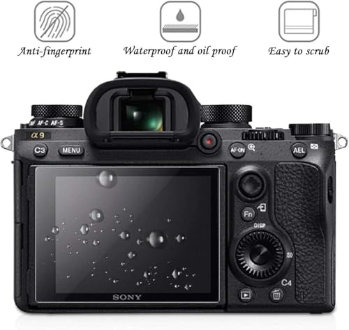 Image of VERTUS Premium Tempered Glass for Sony Digital Vlog Camera ZV 1 / Sony Alpha ZV-E10L, ZV-E10, ZVE10, Alpha ILCE-7M3 || Anti Scratch || Edge to Edge Protection || 9H Hardness Ultra HD (Pack of 2)