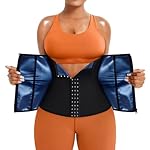 TrainingGirl Waist Trainer for Women Lower Belly Waist Trimmer Corset Tummy Wrap Workout Sweat Belt Band Sports Sauna Suit
