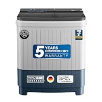 Bosch 8 kg 5 Star Semi-Automatic Top Loading Washing Machine (2025 Model, WJP802P0IN, 3 Wash Programs, Anti-Rust Body, 1300 RPM Spin Speed, White, 2 Years Comprehensive Warranty)