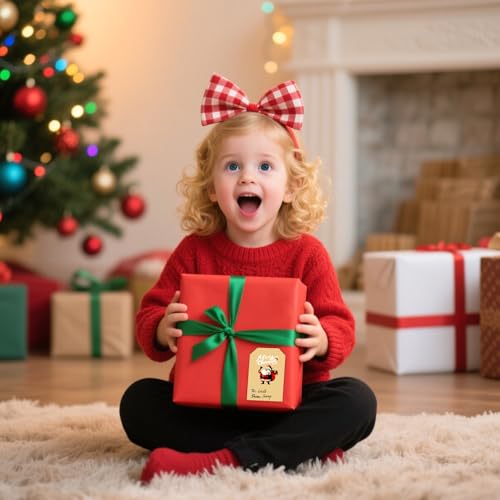 Christmas Stickers Labels Roll 300 PCS - Sticky Holiday Xmas Labels for Party Bags, Cards, Envelopes and Xmas Decorations - Image 7