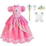 [ChicFlow] ドレス プリンセスガウン ロールプレイドレス 子供服 女の子 ドレス 子供 誕生日パーティー、ハロウィン＆ロールプレイ