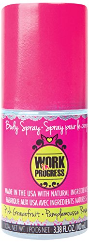 Work in Progress Body Spray, Pink Grapefruit, 3.38 Fluid Ounce