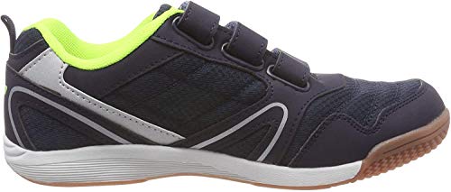 Lico Unisex-Kinder Boulder V Multisport Indoor Schuhe, Blau (Marine/Lemon Marine/Lemon), 41 EU