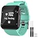 GVFM Band Compatible with Garmin Forerunner 35, Soft Silicone Replacement Watch Band Strap for Garmin Forerunner 35 Smart Watch, Fit 5.11-9.05 Inch (130-230 mm) Wrist (Teal (Black Buckle))